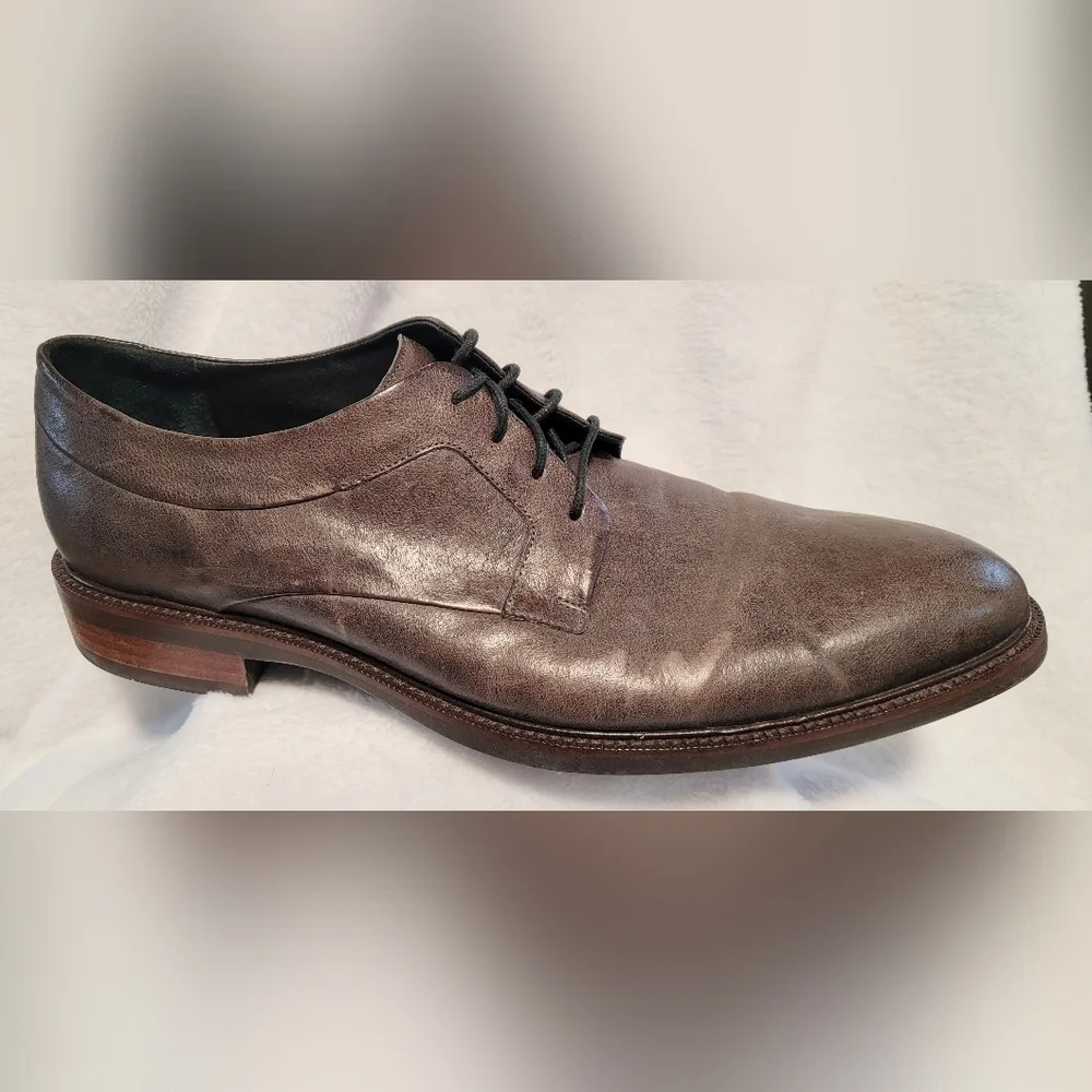 11 Cole Haan Limited Release Grand Os Leather Derby Oxfords C21453 Brown Gray